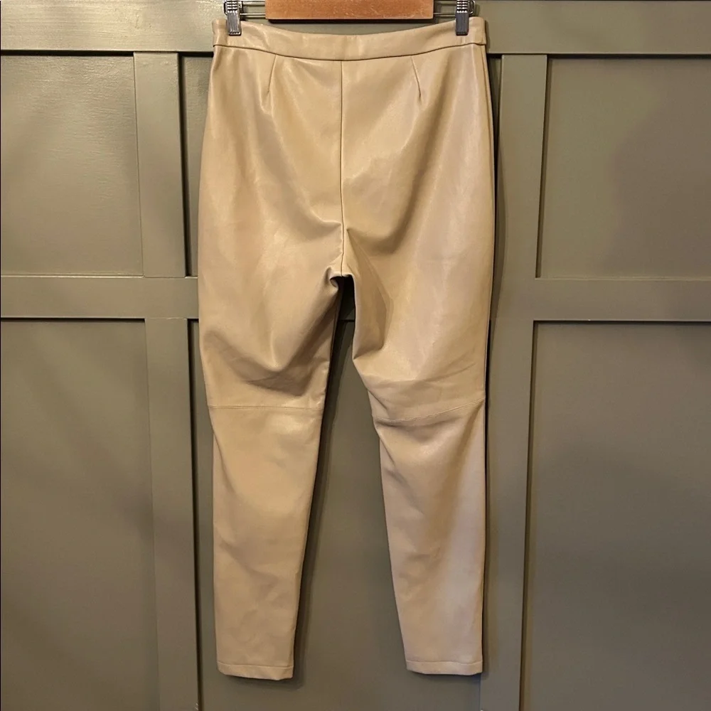 Anthropologie Avec Les Filles Arden Vegan Leather Pants Size Small New NWT